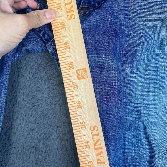 Polo Ralph Lauren Jeans Men 36x30 Faded Blue Vintage 67 Straight Cotton Wide Y2K - Picture 7 of 14